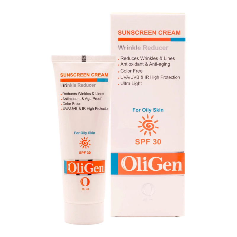 کرم ضد آفتاب بی رنگ الی ژن spf 30 مدل 02 مناسب پوست چرب حجم 50 میلی لیتر کرم ضد آفتاب بی رنگ الی ژن spf 30 مدل 02 مناسب پوست چرب حجم 50 میلی لیتر