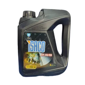 روغن موتور خودرو ایساکو مدل 20w-50 مشکی حجم 4 لیتر