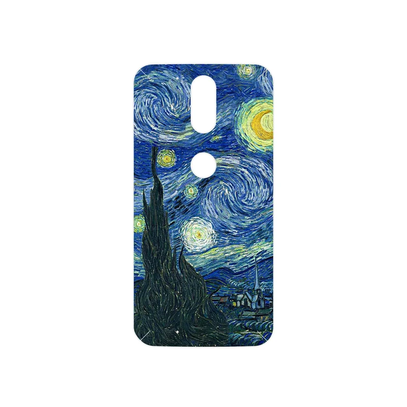 برچسب پوششی ماهوت مدل The Starry Night of van Gogh مناسب برای گوشی موبایل موتورولا Moto G4
