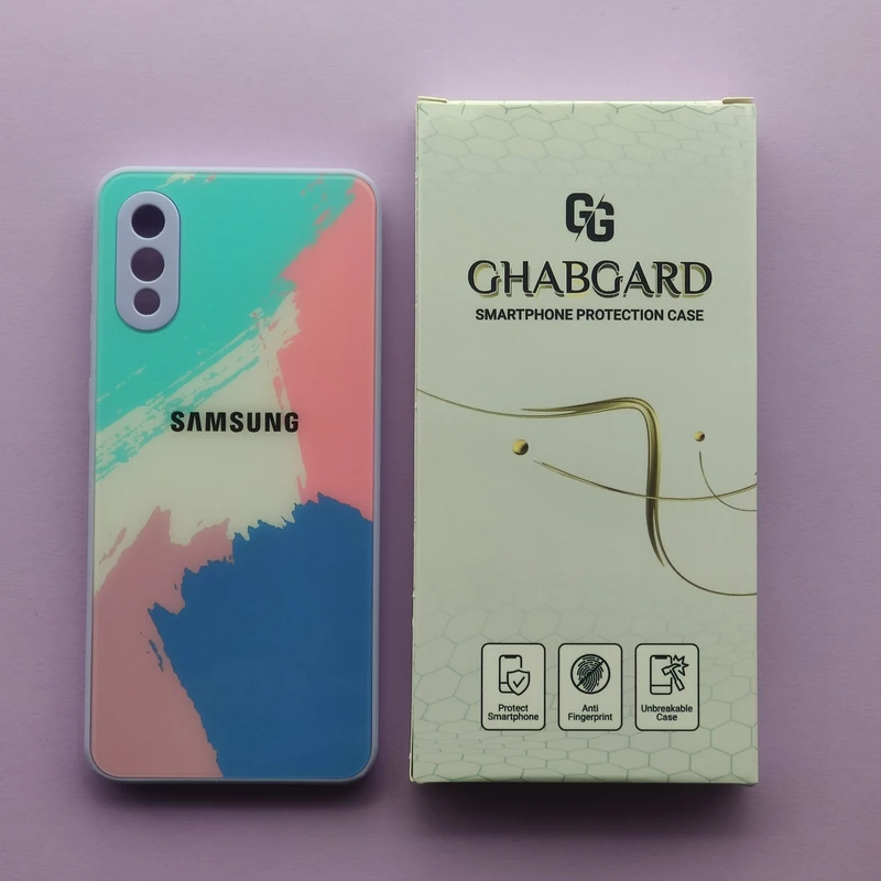 کاور قاب گارد مدل شیشه ای فانتزی مناسب برای گوشی موبایل سامسونگ Galaxy A02/ M02