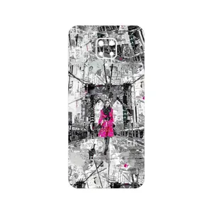 MAHOOT Collage of Catwalk Bridge Cover Sticker for Xiaomi Redmi Note 9 Pro