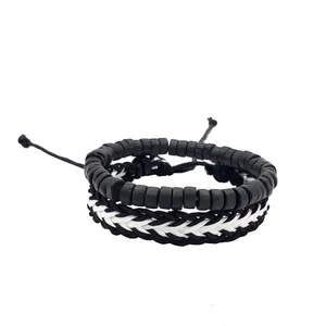 دستبند مردانه کد mk355 مجموعه 2 عددی