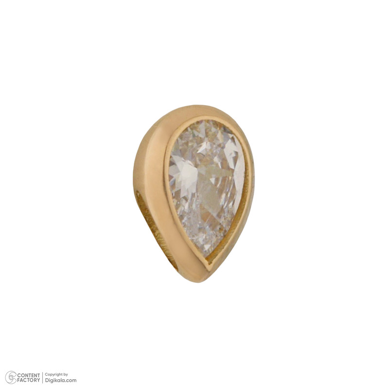 آویز گردنبند طلا 18 عیار زنانه مایا ماهک مدل MM1856 طرح اشک