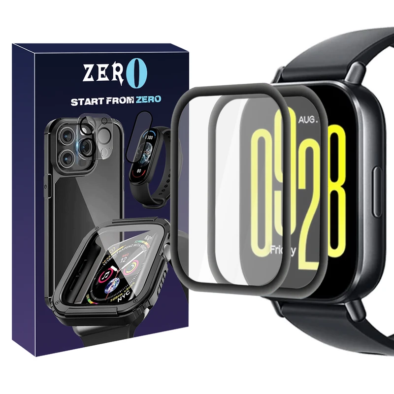 محافظ صفحه نمایش زیرو مدل Pmma-ZR مناسب برای ساعت هوشمند شیائومی Redmi Watch 5 Lite بسته دو عددی