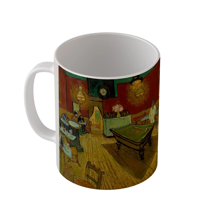 ماگ طرح نقاشی کافه از ون گوگ کد m3045