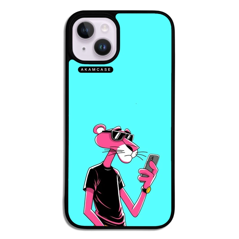 کاور آکام مدل AMC-WA14-PINK PANTHER1 مناسب برای گوشی موبایل اپل iPhone 14