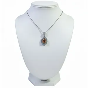 گردنبند دست ساز زنانه مدل AGH-SLV01