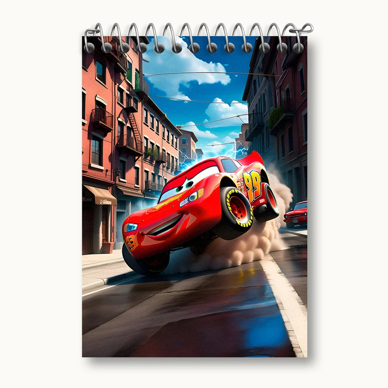 دفتر یادداشت 50 برگ خندالو طرح ماشین ها کد N4740