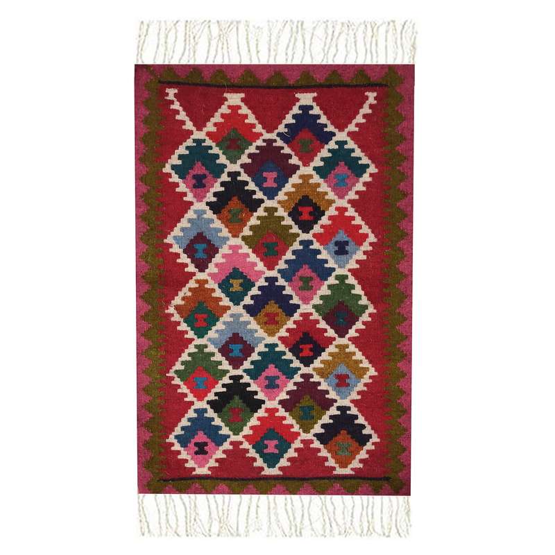 گلیم دستبافت نیم متری مدل آذربایجان کد ma07