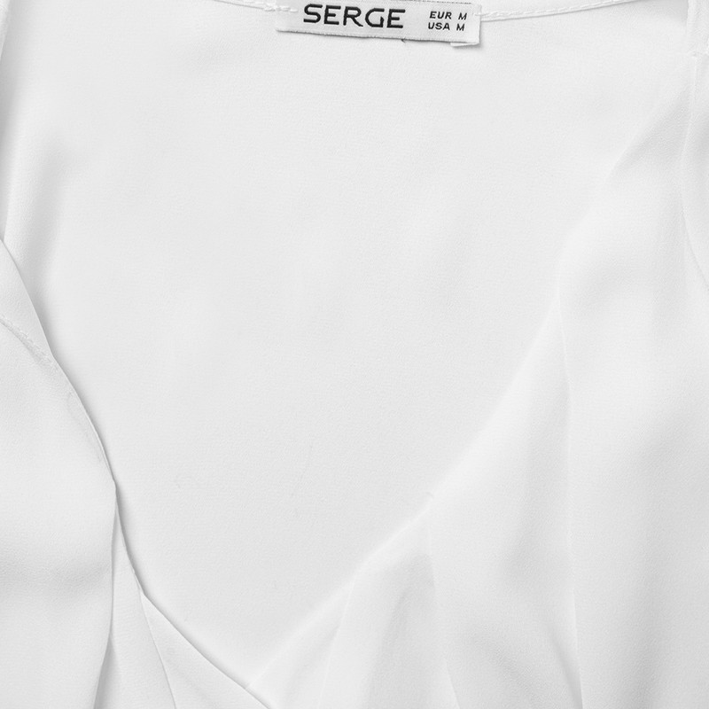 شومیز آستین بلند زنانه سرژه مدل 207351 رنگ سفید