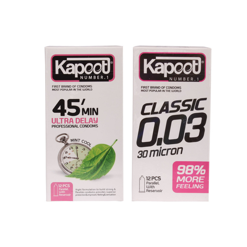 کاندوم کاپوت مدل SUPERHERO-12 مجموعه 12 عددی