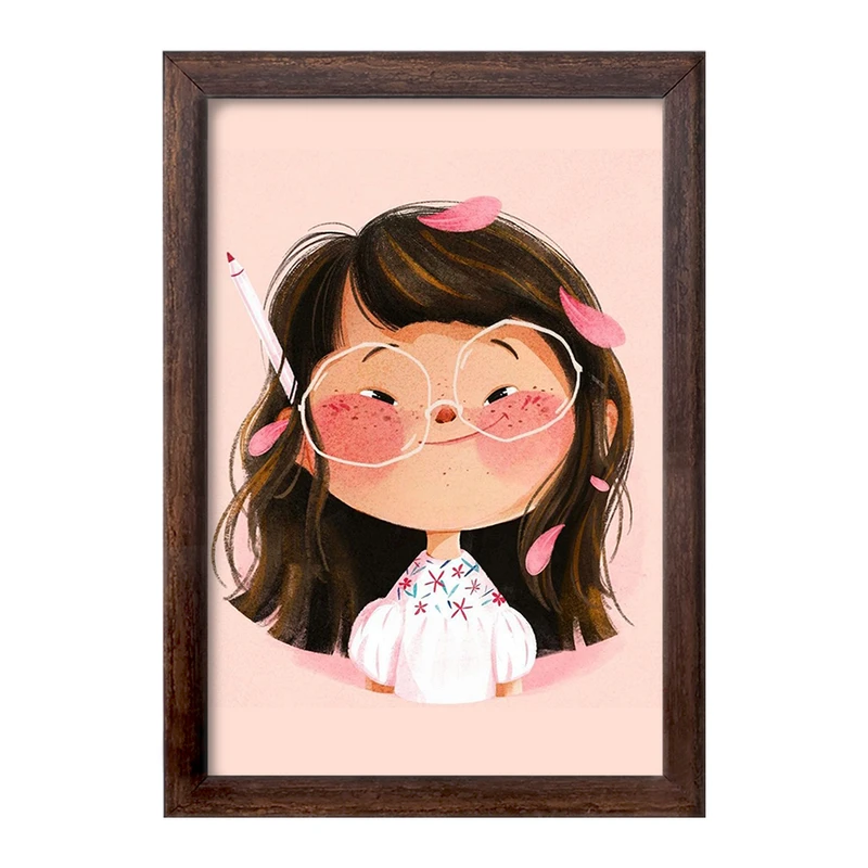 تابلو خندالو طرح دخترانه فانتزی کد 25743