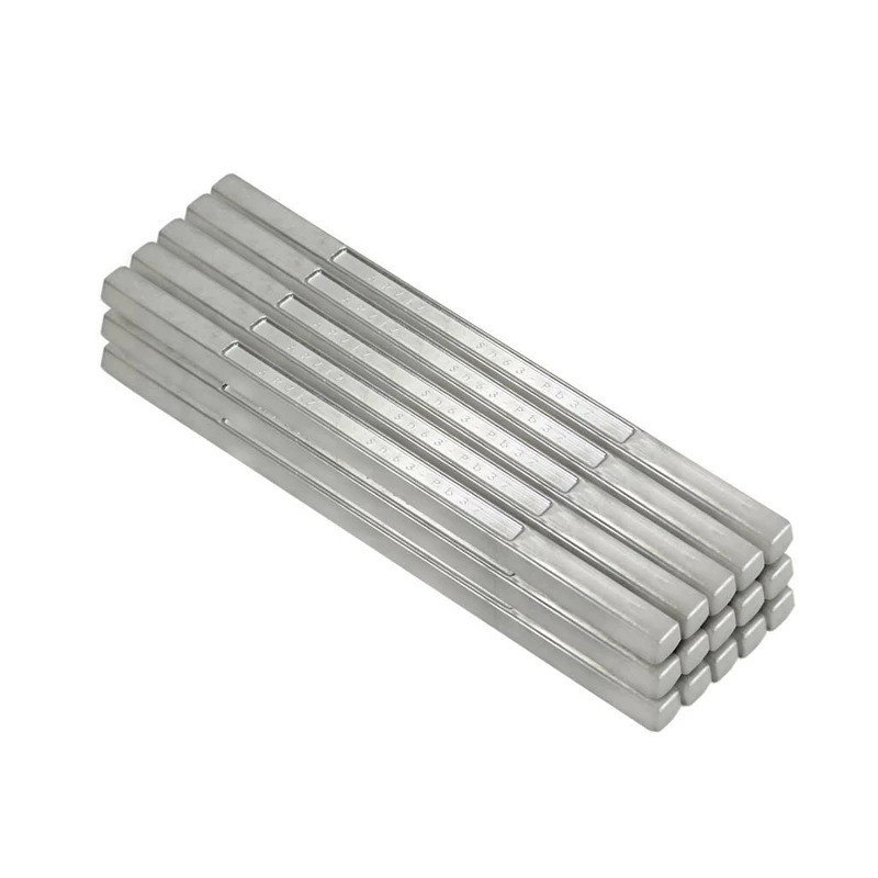 شمش قلع لحیم ارزیز صنعت مدل Sn63-Pb37 وزن 7.5 کیلوگرم بسته 15 عددی