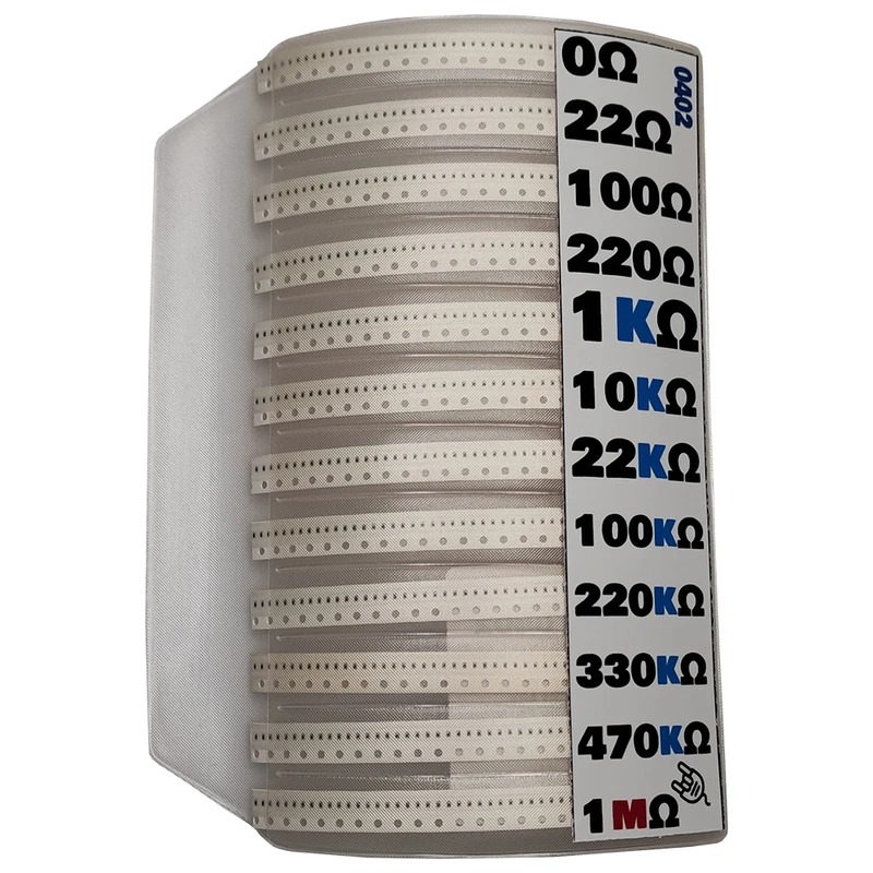 پک مقاومت SMD مصیعلا مدل 0402 بسته 600 عددی