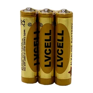 باتری نیم قلمی مدل LVCELL مجموعه 3 عددی 