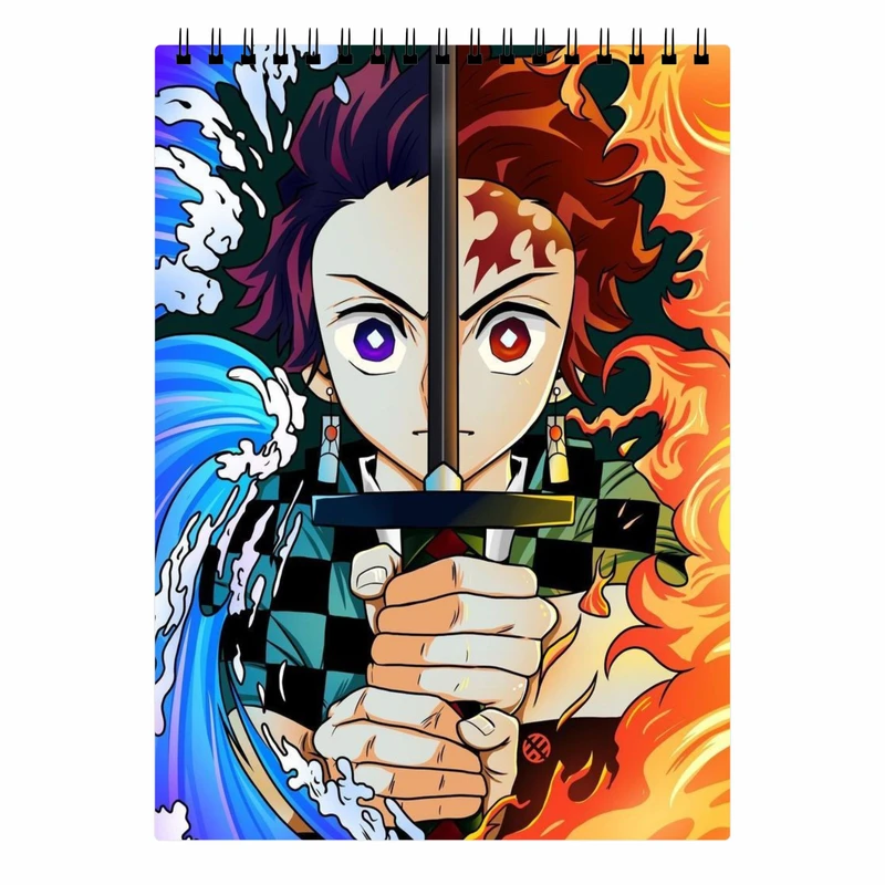  دفتر نقاشی لنکامر مدل انیمه Demon Slayer کد A5-228br