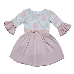 پیراهن دخترانه مدل قاصدک ژاکارد