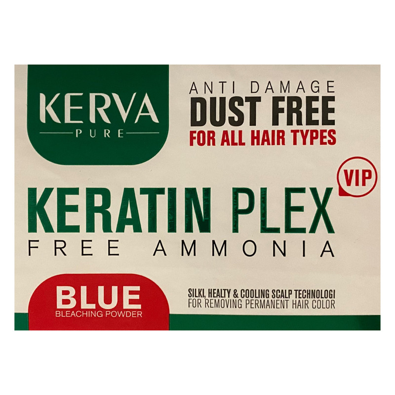 پودر بی رنگ کننده مو کروا پیور مدل KERATIN PLEX VIP وزن 400 گرم