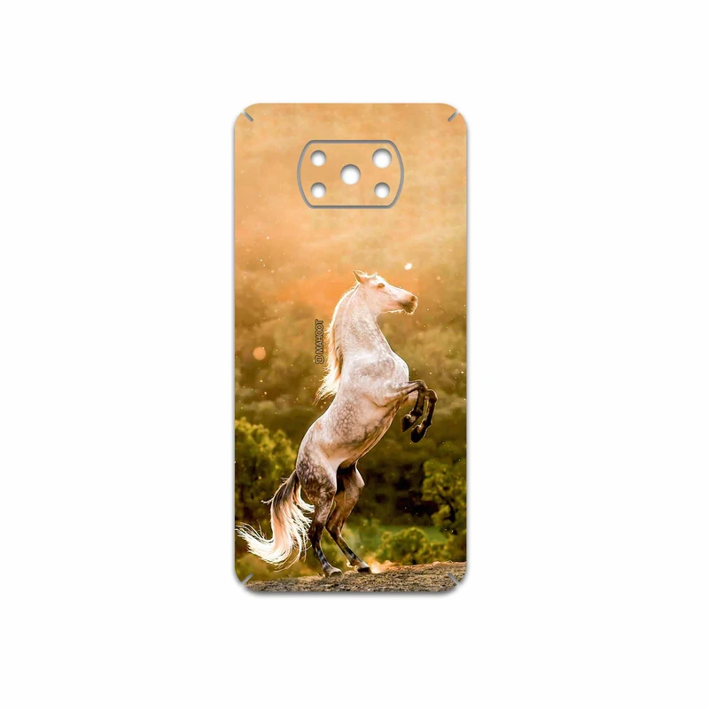 برچسب پوششی ماهوت مدل Horse-2 مناسب برای گوشی موبایل شیائومی Poco X3 Pro