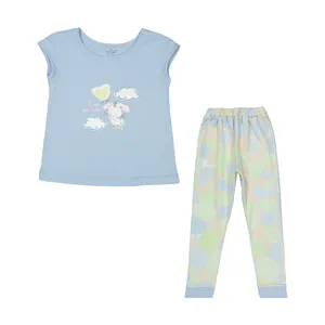 ست تی شرت و شلوار دخترانه ناربن مدل 1521388-50