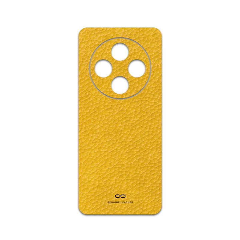 برچسب پوششی ماهوت مدل Mustard-Leather مناسب برای گوشی موبایل شیائومی Poco C75