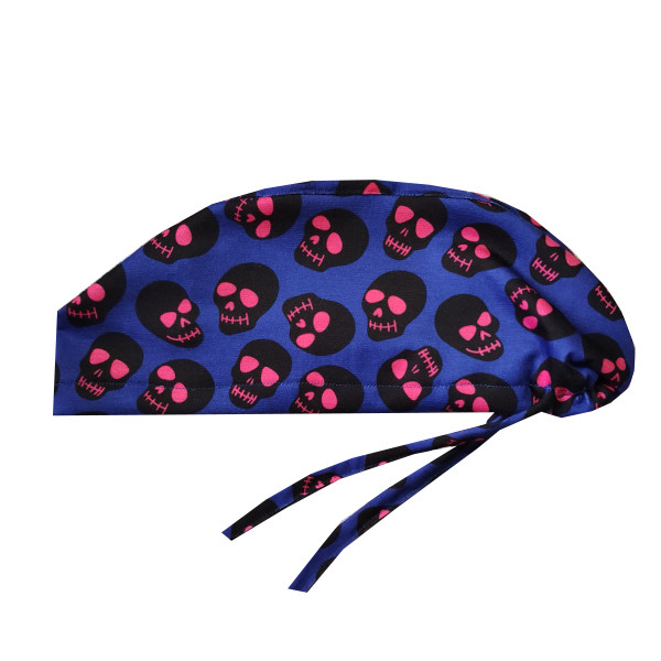 کلاه جراحی طرح جمجمه کد 004