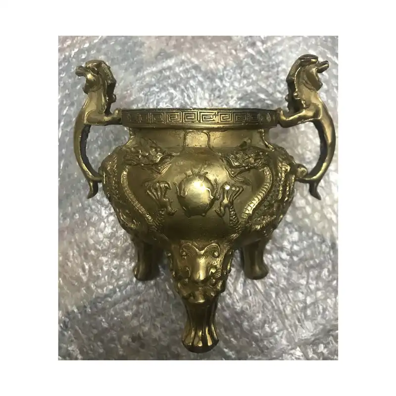 شکلات خوری برنزی مدل اژدهای فنگ شویی کد A1