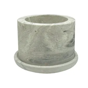 گلدان بتنی طرح ابر و باد کد FP002