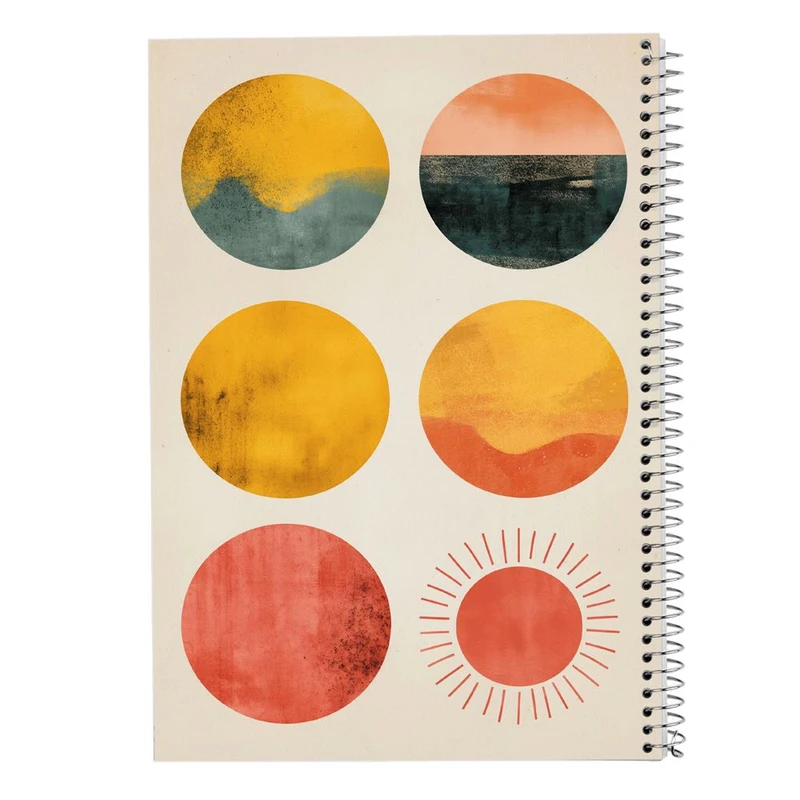 دفتر شطرنجی 50 برگ مدوپد طرح اشکال فانتزی کد DF16033