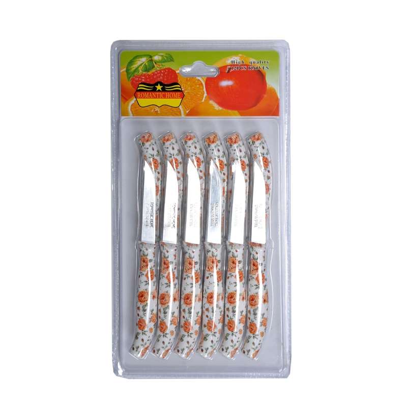 کارد میوه خوری رومانتیک هوم مدل 2018 بسته 12 عددی