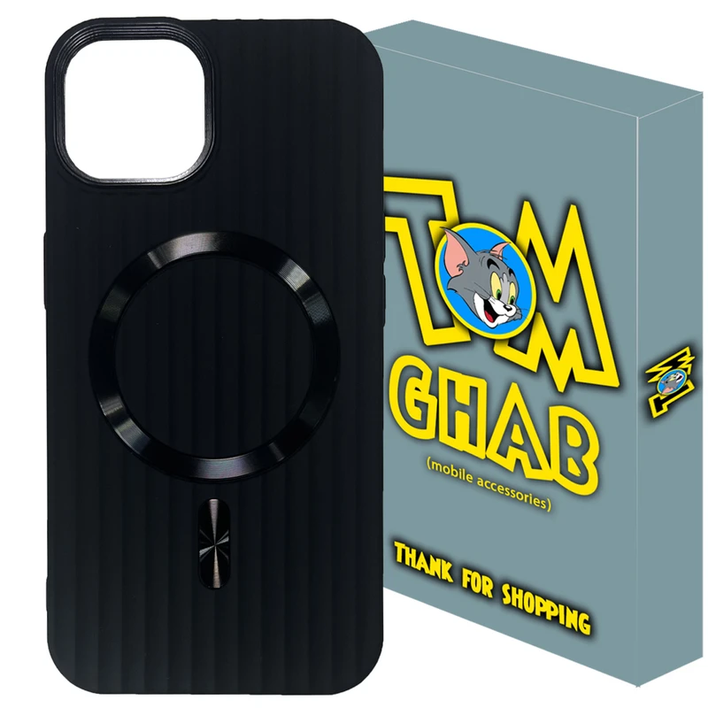 کاور تام قاب مدل مگ سیف طرح کرکره ای مناسب برای گوشی موبایل اپل iPhone 12 Pro