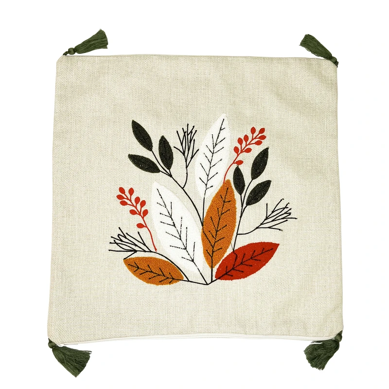 کاور کوسن مدل برگ سایز 42×42 سانتی متر