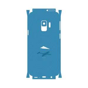 MAHOOT Minimal Paper Airplane-FullSkin Cover Sticker for Samsung Galaxy S9
