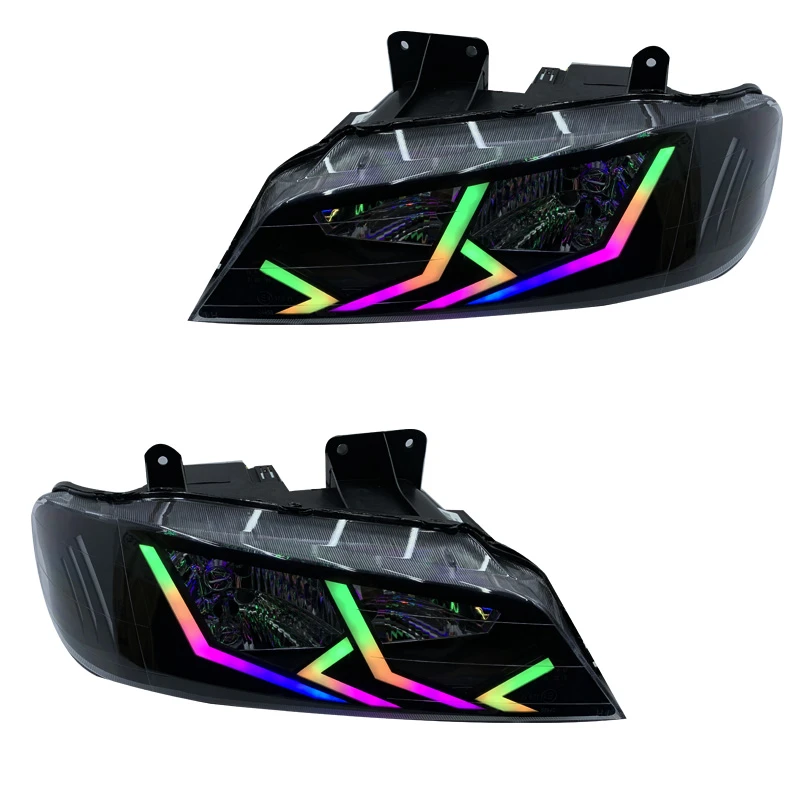 چراغ جلو خودرو گروه پژوهش صنعت مدرن مدل Lambo-FC مناسب برای پژو پارس بسته دو عددی