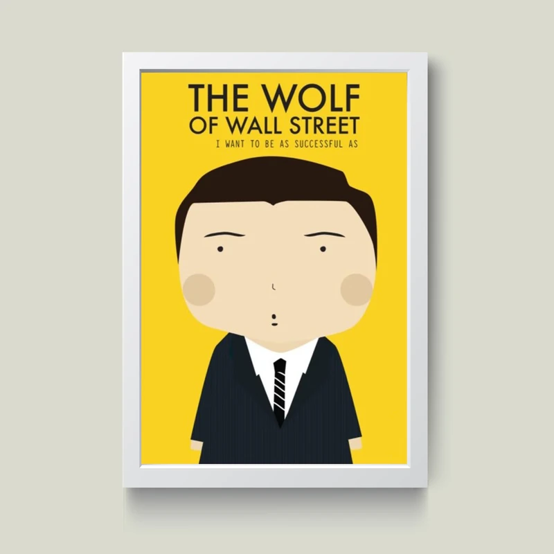 تابلو مدل دکوراتیو Wolf of wall street کد G8-19