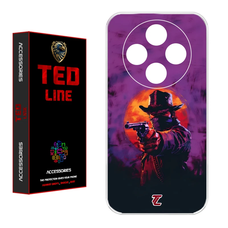 کاور تدلاین طرح رد دد ریدمپشن کد 1195 مناسب برای گوشی موبایل شیائومی Redmi 14C / Poco C75