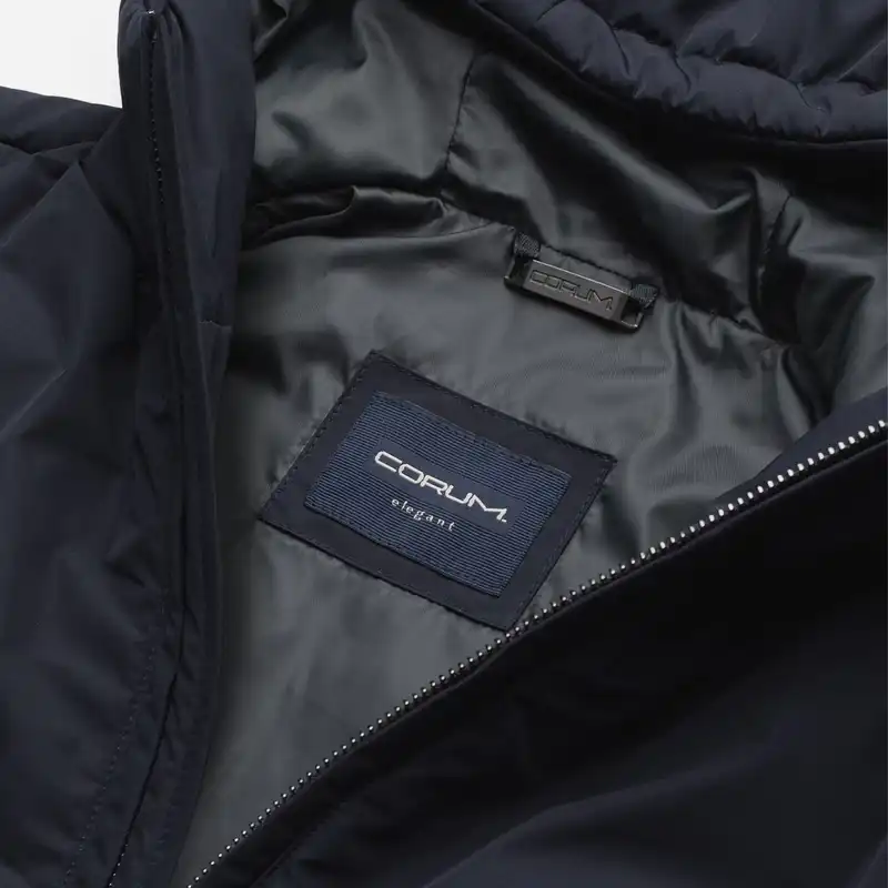 کاپشن مردانه کروم مدل کلاه دار 2320706