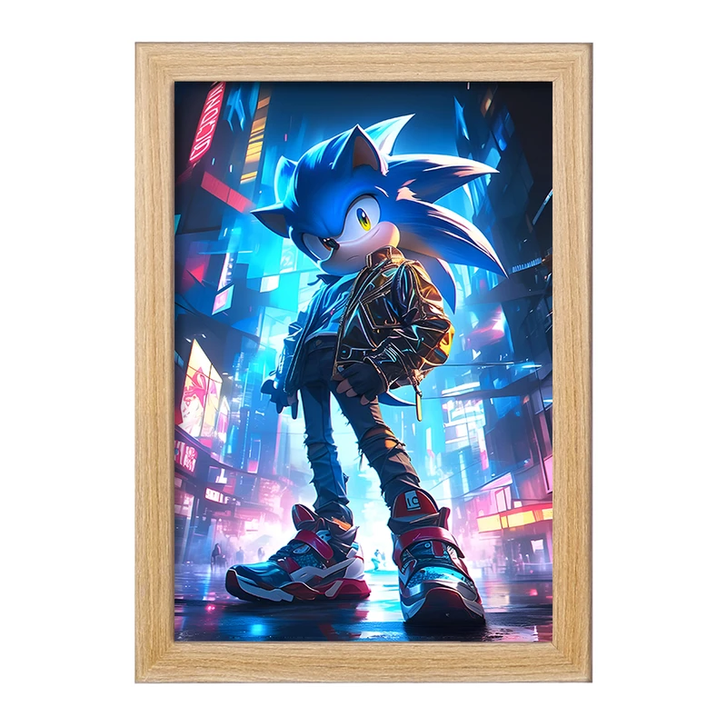 تابلو خندالو مدل سونیک (Sonic) کد F7181