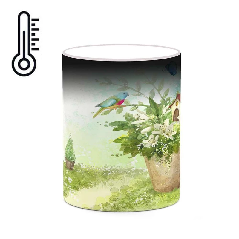 ماگ حرارتی کاکتی مدل دنیای فانتزی کد mgh18661