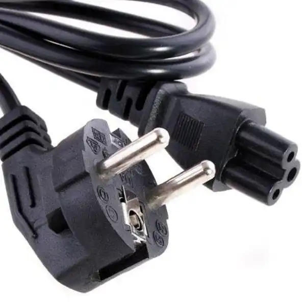 کابل برق سه پین منبع تغذیه لپ تاپ تی سی تراست مدل TC-NPCB18 طول 1.8 متر