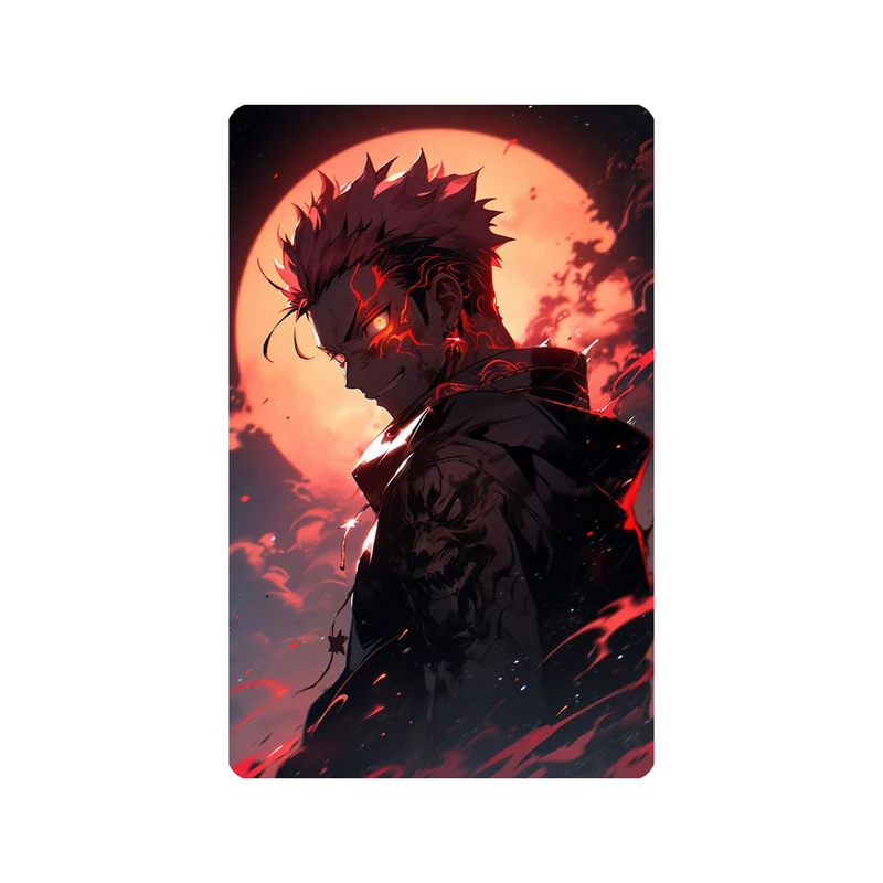 استیکر کارت مدل انیمه طرح جوجوتسو کایسن ریومن سوکونا jujutsu kaisen ryomen sukuna کد 5431