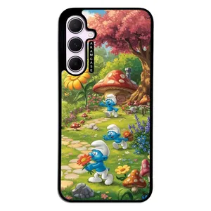 AKAM AMC-WSGA35-SMURFS-8 Cover For Samsung Galaxy A35