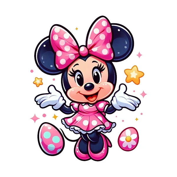 استیکر پارچه و لباس پاد آفرین طرح میکی موس کد 2922