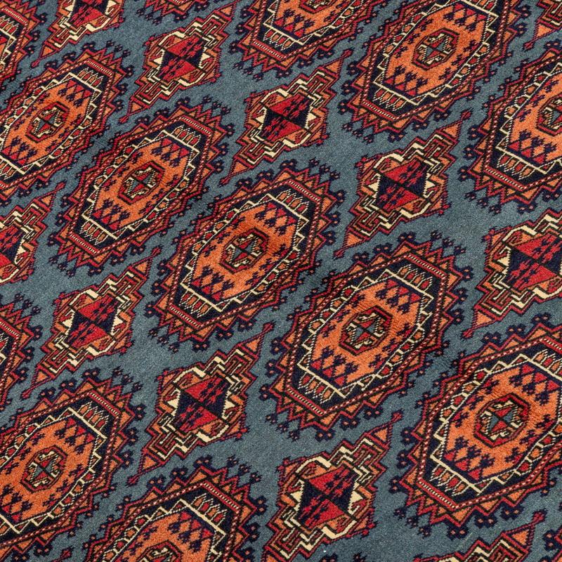 فرش دستبافت سه و نیم متری مدل ترکمن  کد  40.2600