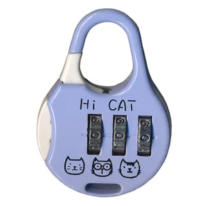 قفل چمدان و کوله پشتی مدل گربه کد 3