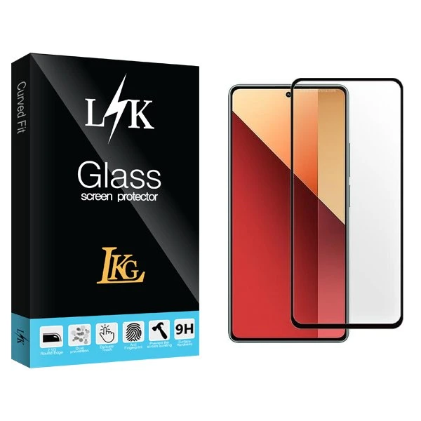 محافظ صفحه نمایش شیشه ای ال کا جی مدل LKK مناسب برای گوشی موبایل شیائومی Redmi Note 13 Pro 4G