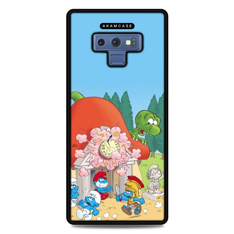 کاور آکام مدل AMC-WSGN9-SMURFS-6 مناسب برای گوشی موبایل سامسونگ Galaxy Note 9