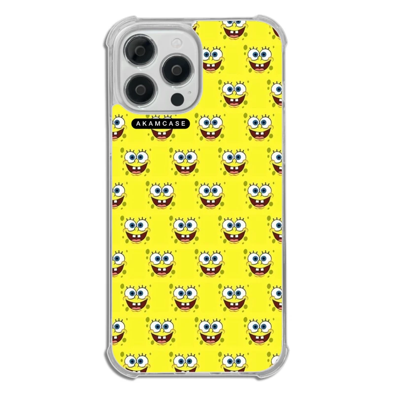 کاور آکام مدل AMC-WTA13PROMAX-SPONGE BOB12 مناسب برای گوشی موبایل اپل iPhone 13 Pro Max
