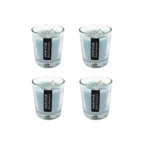 شمع لیوانی مدل جنگل وحشی بسته 4 عددی