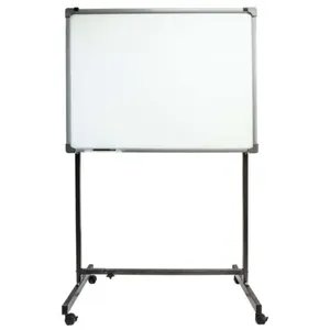 تخته وایت برد شیدکو مدل آلفا کد SD سایز 120×90 سانتی متری به همراه پایه نگهدارنده